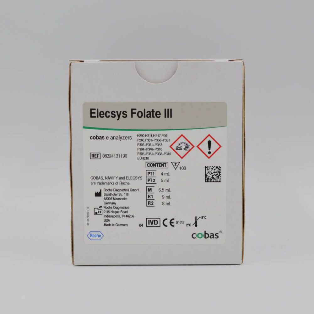 ELECSYS FOLATE III Aντιδραστήριο FOLATE III Elecsys για Roche Cobas 6000 – 100 Tεστ - Image 1