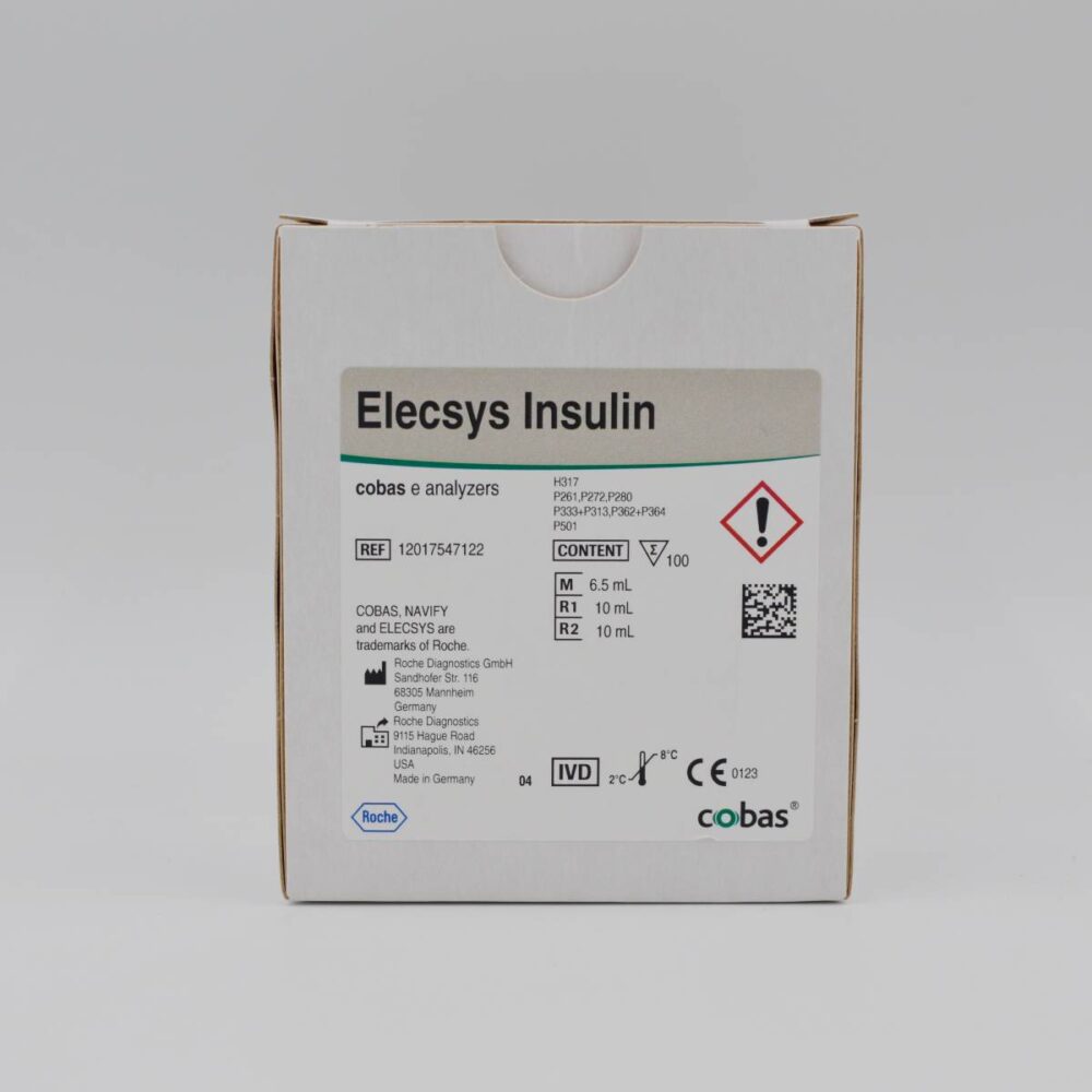 INSULIN  Elecsys Reagent for Roche Elecsys 2010 / Cobas E411 – 100 Test - Image 1