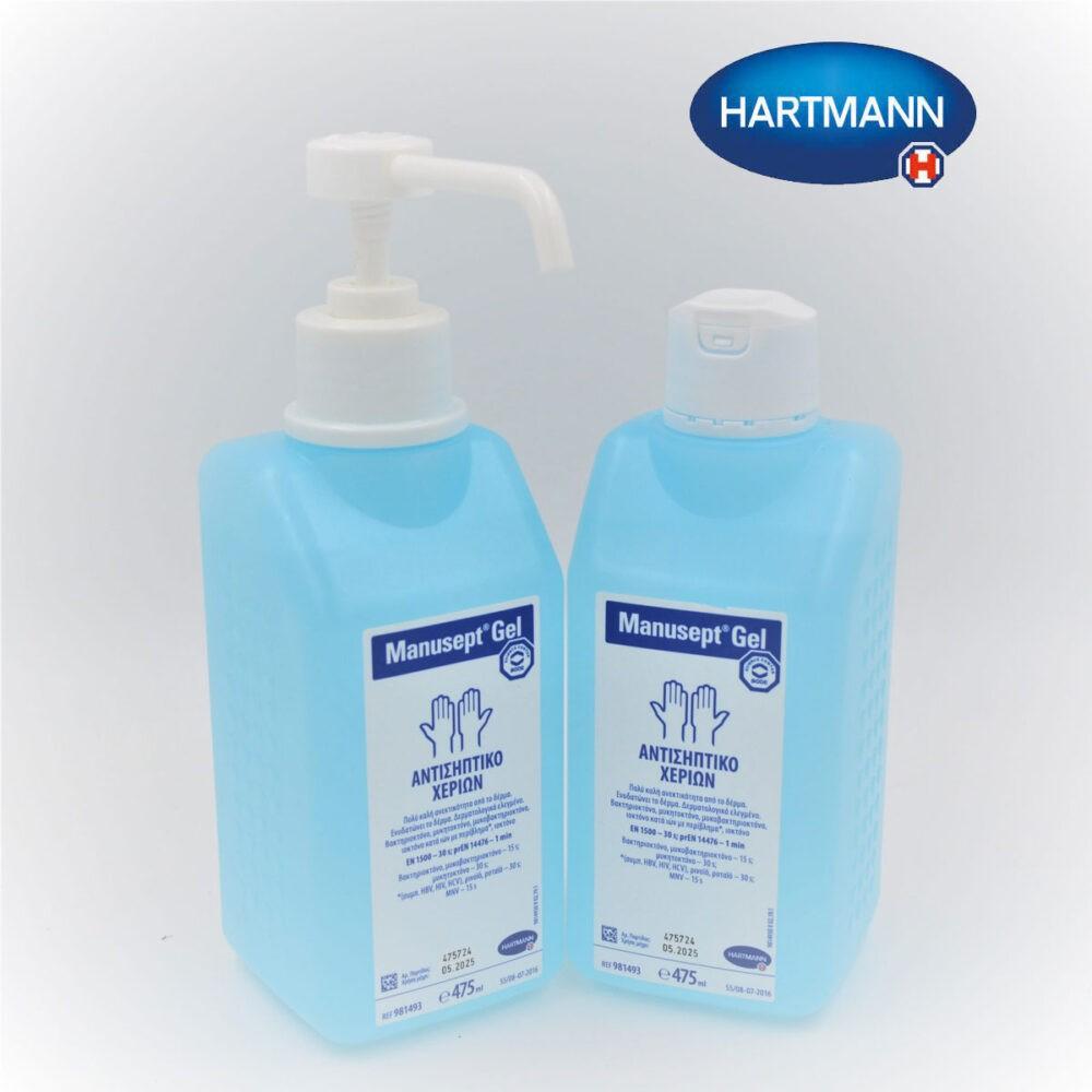 Hartmann-Manusept-Gel--475ml Αντισηπτικό Gel Χεριών Manusept 475ml