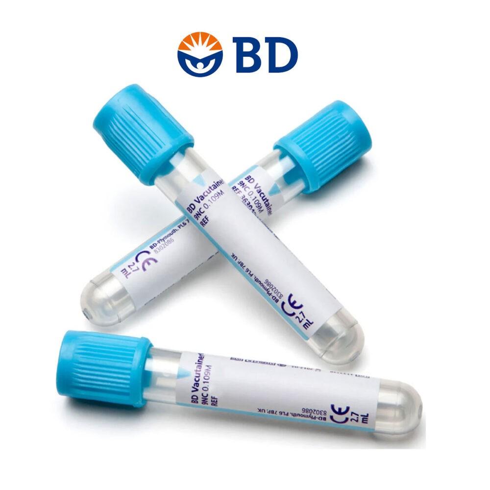 Σωληνάρια BD Vacutainer 9NC Citrate 2.7ml Στατώ 100ΤΜΧ. - Image 1
