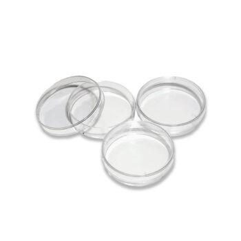 Στρόγγυλα τρυβλία πλαστικά με καπάκι 9cm