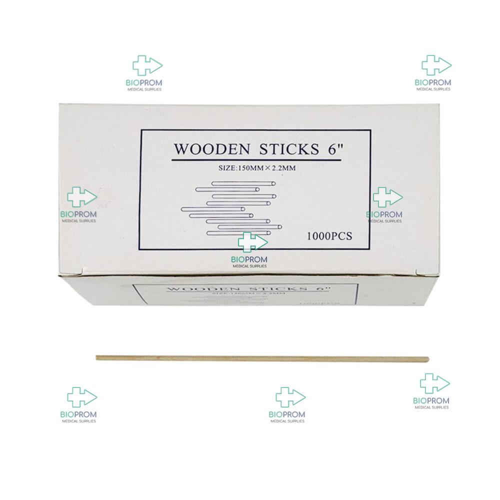 wooden-sticks Ξύλινοι Στυλεοί Αποκόλλησης Μη Αποστειρωμένοι